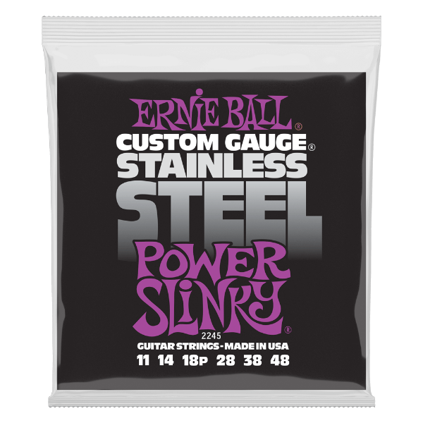 Ernie Ball P02245 Stainless Steel Power Slinky 11-48