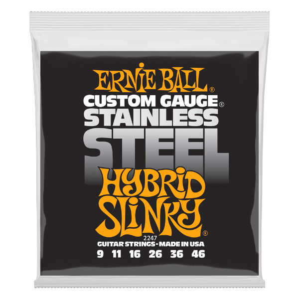 Ernie Ball P02247 Stainless Steel Hybrid Slinky 9-46