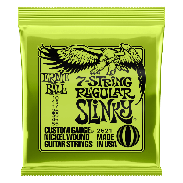 Ernie Ball P02621 7-string Regular Slinky Nickel Wound 10-56