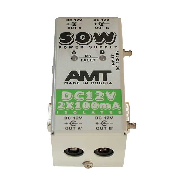 AMT SOW PS-3 DC-12V 2x100mA модуль питания