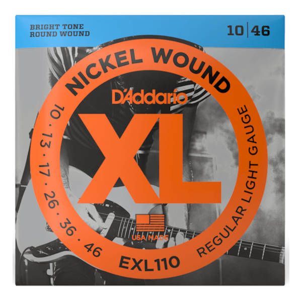 D`ADDARIO EXL110 Regular Light Nickel Wound 10-46