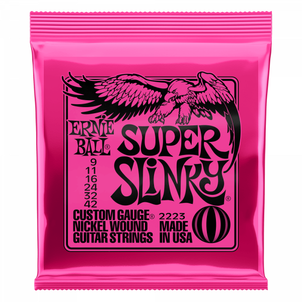 Ernie Ball P02223 Nickel Wound Slinky Super Slinky 9-42