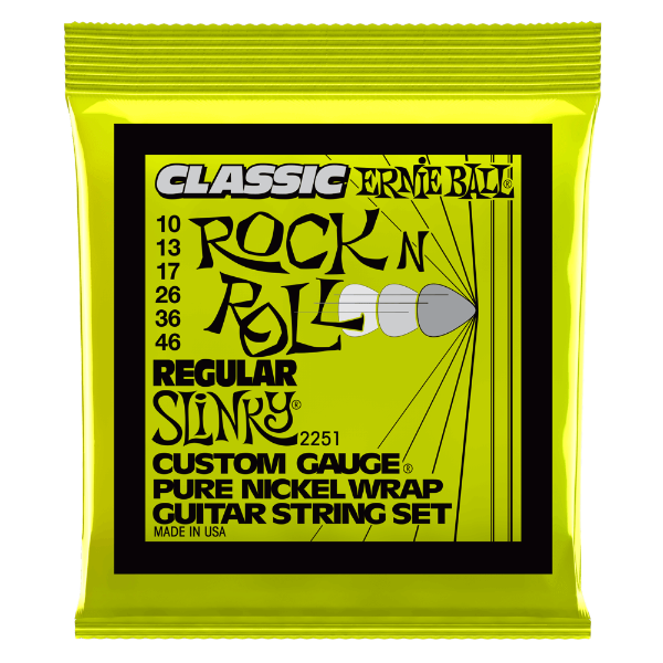 Ernie Ball P02251 Classic Rock N Roll Regular Slinky 10-46