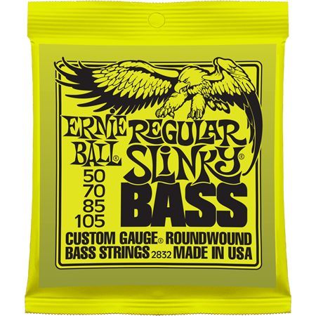 Ernie Ball P02832 REGULAR SLINKY BASS NICKEL WOUND 50-105