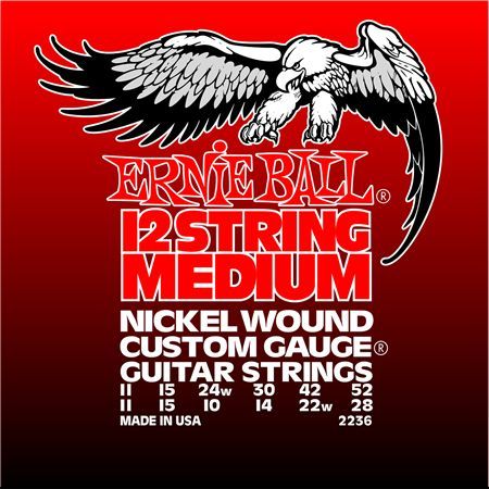Ernie Ball P02236 12-String Medium Electric Nickel Wound 11-11. 52-28.