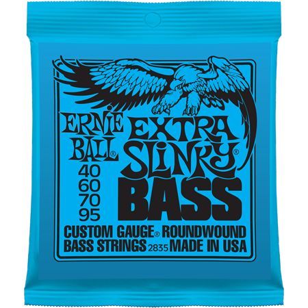 Ernie Ball P02835 Extra Slinky Round Wound Bass 40-95