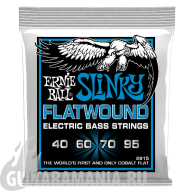Ernie Ball P02815 Extra Slinky Flatwound Bass 40-95