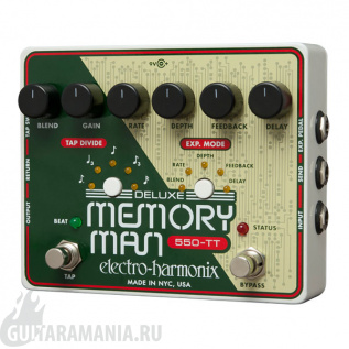 Electro-Harmonix Deluxe Memory Man Tap Tempo 550-TT