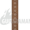 Planet Waves 25PRF02 Vented Leather Guitar Strap, Brown Diamonds