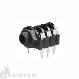 JACK-CK-6-35-35 аудио гнездо 6.35мм