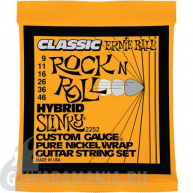 Ernie Ball P02252 Classic Pure Nickel Hybrid Slinky 9-46