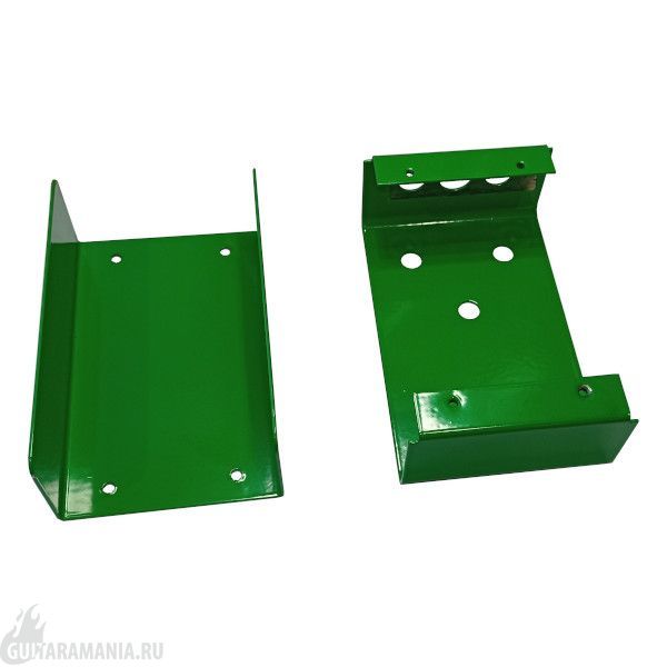 3-POT Зелёный корпус для гитарной педали