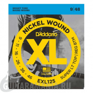 D`ADDARIO EXL125 Super Light Nickel Wound 9-46