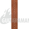 Planet Waves 25PRF04 Vented Leather Guitar Strap, Camel Suede Rosette