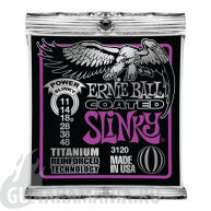 Ernie Ball P03120 COATED ELECTRIC TITANIUM RPS BEEFY SLINKY 11-48