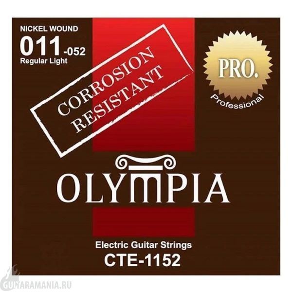 Olympia CTE1152 Regular Light Nickel Wound 11-52