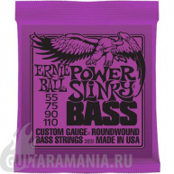 Ernie Ball P02831 POWER SLINKY BASS NICKEL WOUND 55-110