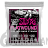 Ernie Ball P02814 Super Slinky Flatwound Bass 45-100