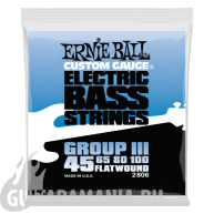 Ernie Ball P02806 FLATWOUND BASS GROUP III 45-100