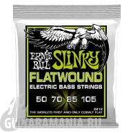 Ernie Ball P02812 Regular Slinky Flatwound Bass 50-105