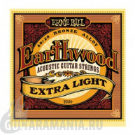 Ernie Ball P02006 EARTHWOOD EXTRA LIGHT ACOUSTIC 80/20 BRONZE 10-50