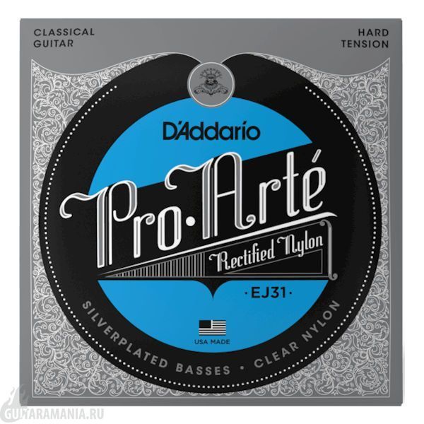 D`ADDARIO EJ31 PRO-ARTE RECTIFIED TREBLES, HARD TENSION 29-44