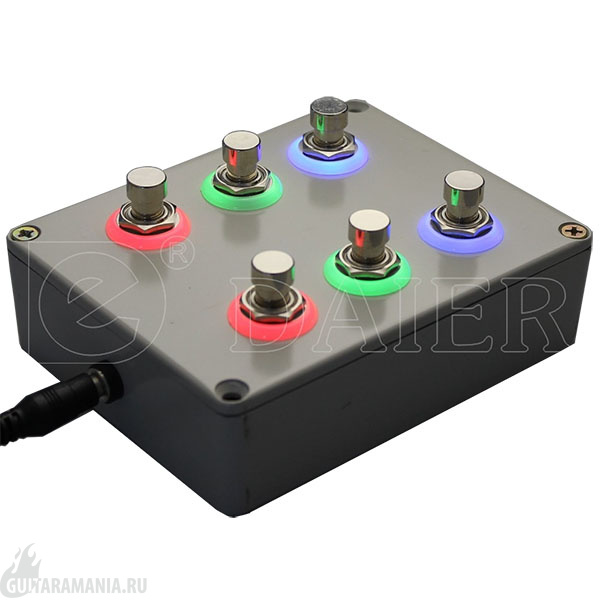Ножной переключатель Daier PBS-24-302-n2 RGL 3PDT