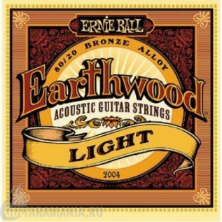 Ernie Ball P02004 EARTHWOOD LIGHT ACOUSTIC 80/20 BRONZE 11-52