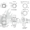 Ножной переключатель Daier PBS-24-202SP DPDT