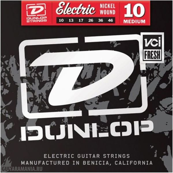 Dunlop DEN1046 Electric Guitar Nickel 10-46