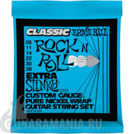 Ernie Ball P02255 Extra Slinky Classic Pure Nickel 8-38