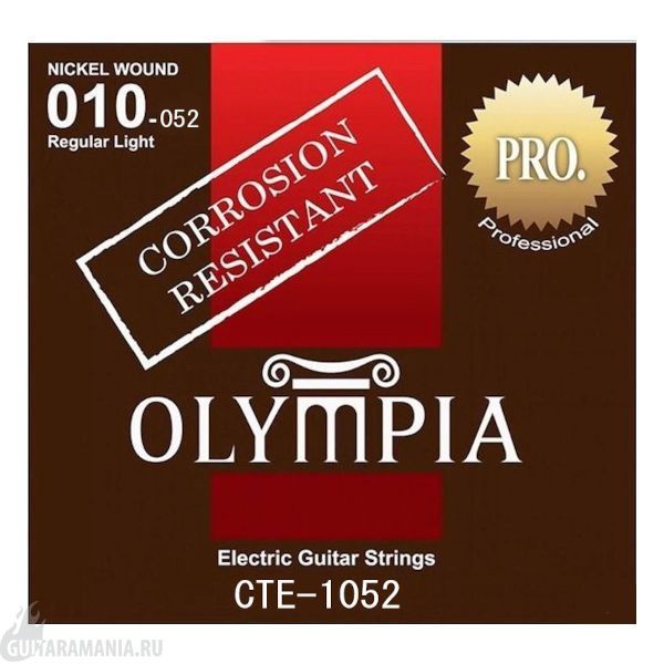Olympia CTE1052 Regular Light Nickel Wound 10-52