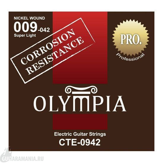 Olympia CTE0942 Super Light Nickel Wound 09-42