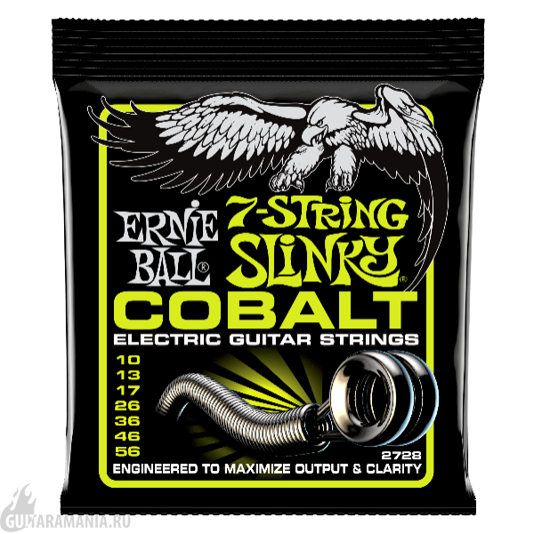 Ernie Ball P02728 Regular Slinky Cobalt 10-56