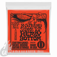 Ernie Ball P02624 8-string Nickel Wound Skinny Top Heavy Bottom Slinky 9-80