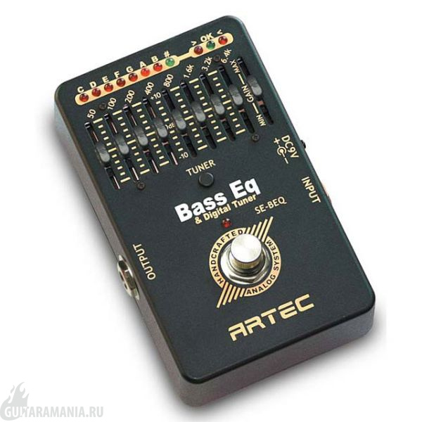 Artec SE-BEQ 8 Band Graphic EQ. with Chromatic Pedal-Tuner