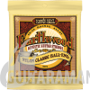 Ernie Ball P02069 Earthwood 80/20 Bronze Folk Nylon, Clear & Ball End 28-42