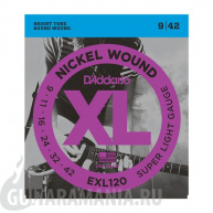 D`ADDARIO EXL120 Super Light Nickel Wound 9-42