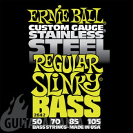 Ernie Ball P02842 Regular Slinky Stainless Steel Bass 50-105