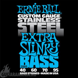 Ernie Ball P02845 Extra Slinky Stainless Steel Bass 40-95