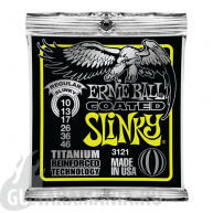 Ernie Ball P03121 COATED ELECTRIC TITANIUM RPS REGULAR SLINKY 10-46