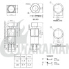 Ножной переключатель Daier-PBS-24-202S DPDT